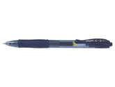 Pilot G-207 Retractable Gel Rollerball Pen 0.7mm Tip 0.39mm Line Blue-Black (Pack 12) - 41101231